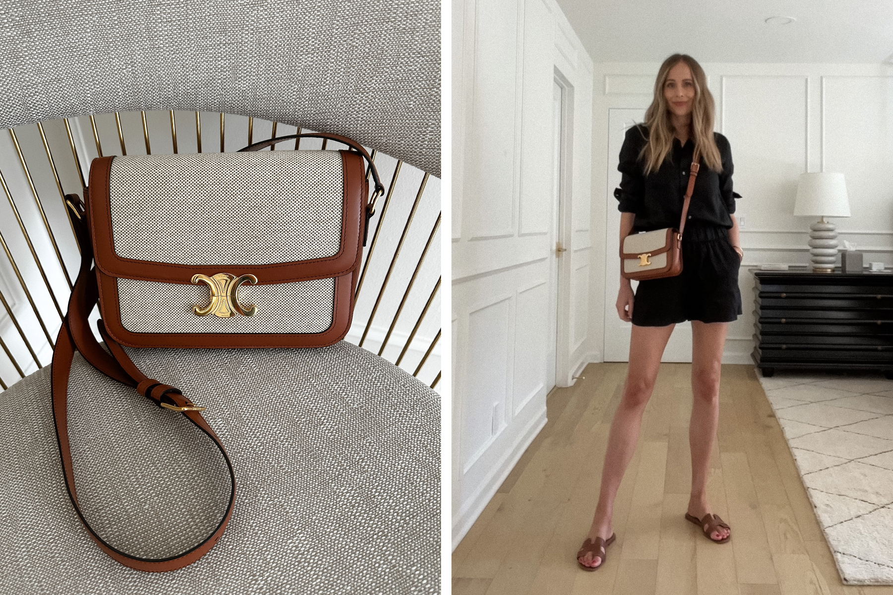 Fashion Jackson Celine Classic Triomphe Textile and Leather Bag Review Fashion Jackson Celine Classic Triomphe Textile and Leather Bag Review