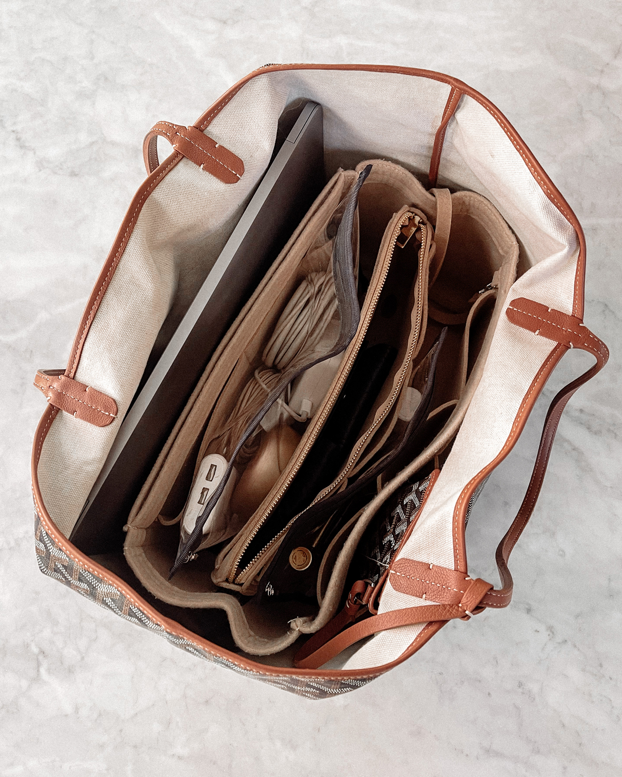 Fashion Jackson Whats In My Travel Bag Goyard Tote organizer Fashion Jackson Whats In My Travel Bag Goyard Tote organizer