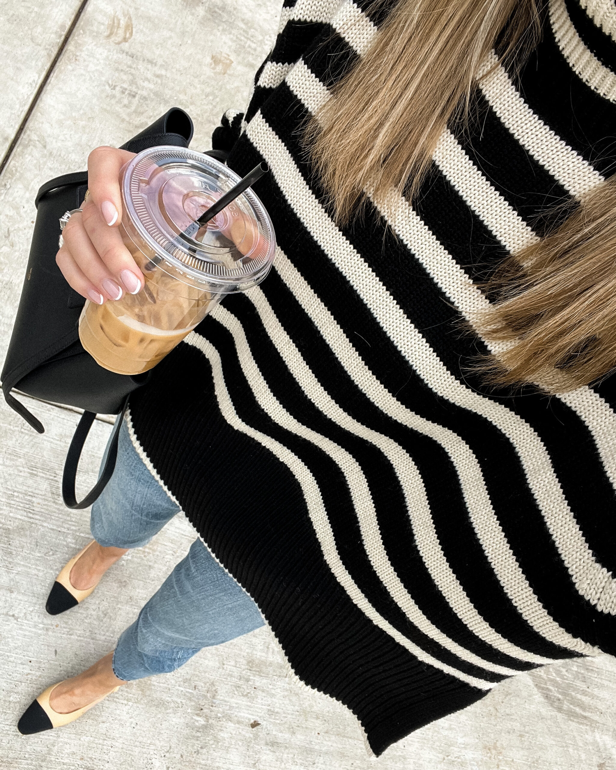 Fashion Jackson Wearing Toteme Signature Stripe Turtleneck Sweater Citizens of Humanity Charlotte Jeans Chanel Slingbacks Fall Outfit Fashion Jackson Wearing Toteme Signature Stripe Turtleneck Sweater Citizens of Humanity Charlotte Jeans Chanel Slingbacks Fall Outfit