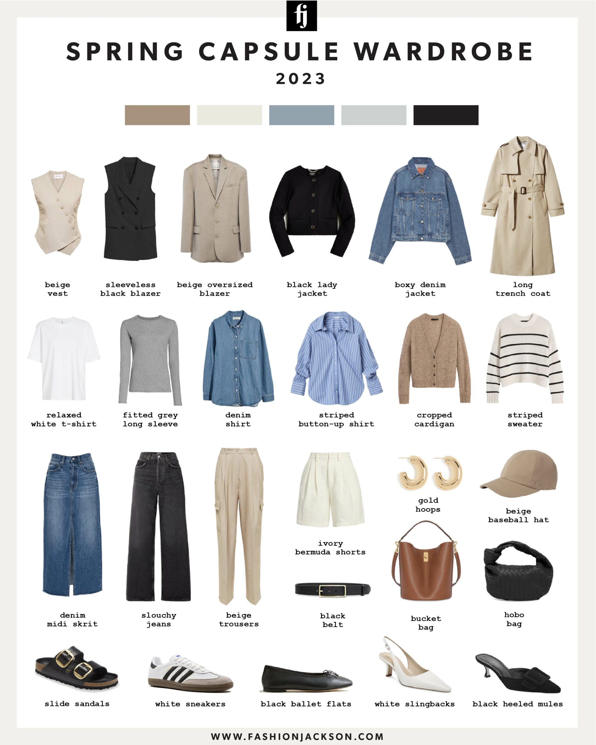 SPRING CAPSULE 2023 spring capsule wardrobe