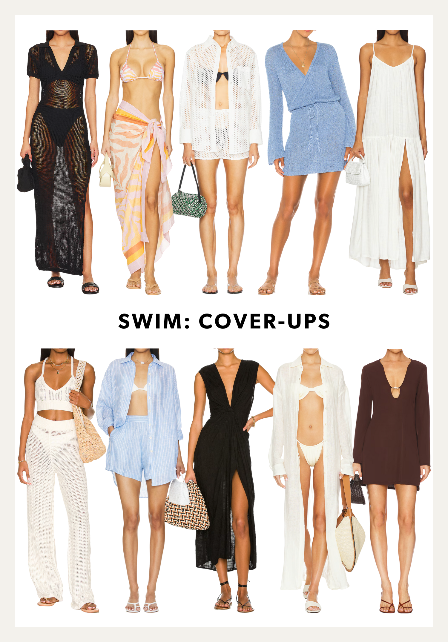 resort beach swimsuit coverups