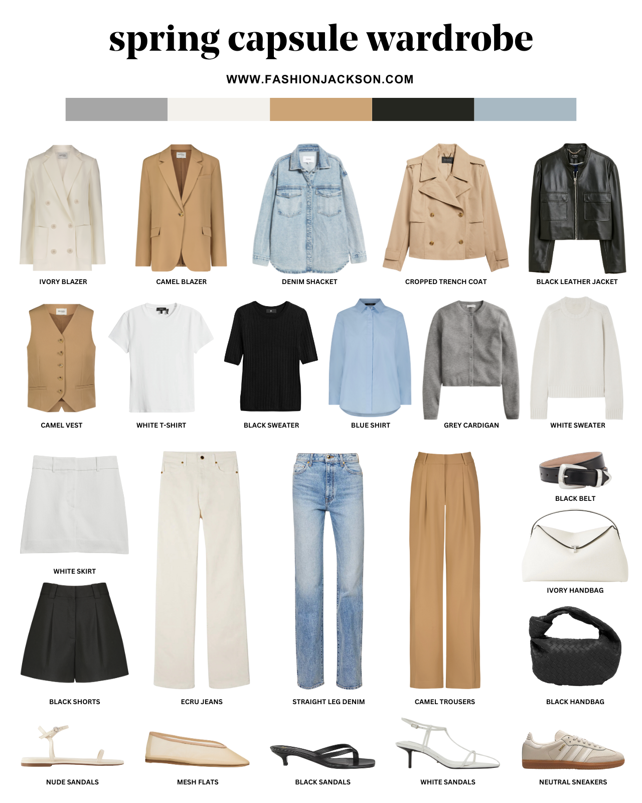 Fashion Jackson Spring Capsule Wardrobe Fashion Jackson Spring Capsule Wardrobe